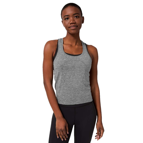 Lululemon Womens Swiftly Tech Racerback 2.0 Tank Graphite Grey/Silver Drop SZ 6 - Picture 1 of 9